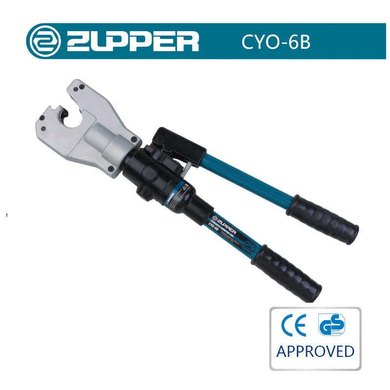 Zupper CYO-6B dieless hydraulic crimping tool for aluminum cable lug crimping tools