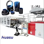 PE PP PVC Single Double Wall Corrugated Pipe Extrusion Line