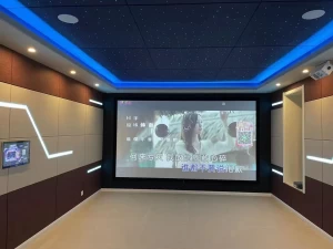 good selling starry sky polyester fiber acoustic wall panels fireproof for home cinema theater decorations