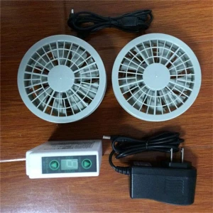 7.4v 4400mah  Li-Ion Battery pack with cooling fan for summer jacket with charger