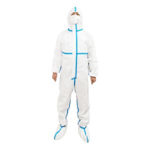 Health Facility PP PE Medical Disposable Protective Coveralls Suit Protective Garments