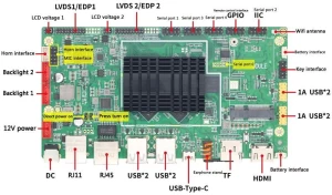 android motherboard RK3288 HD-MI LVDS EDP for android mini pc