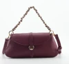 chic burgundy shoulder bag