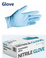 Comfortable Blue Nitrile Gloves Disposable Powder Free 4.5g Nitrile Gloves