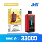JNR Tank Pro 33000 Peach Mango Pineapple | Bulk Wholesale Supply | Factory Direct Shenzhen | Delivery to Sweden & Europe