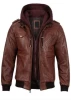 Vintage Mens Removable Hood Jacket