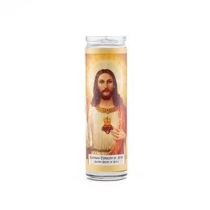 Marica Blessing Devotional Prayer Candle  5.28 Oz (150 g) One wick Unscented Candle, Over 35 Hours of Burn Time