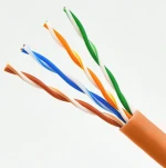 Solid Pure Copper Cat5e UTP CMR Cable 24AWG Extend To 350MHz 1000FT