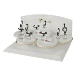 White removable round platformshand watch display stand
