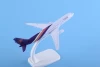 Airbus330 Metal Airplane Model Thai Airways Business Custom Logo Promotional Gift Craft 16cm