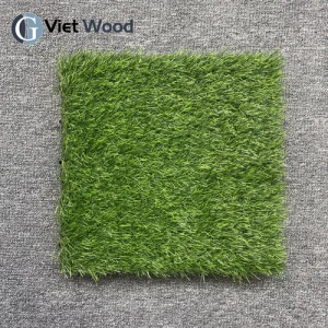 Artificial grass deck tiles
