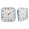 Square colored border wall clock