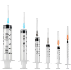 Medical Disposable Injection Plastic Syringe with Needle and without Needle for Medical and Hospital Usage