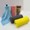 Your tear-away cleaning cloth absorbs water. High-quality microfiber cloth for house cleaning.