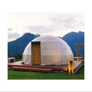 Geodesic Living House Hotel Dome for Sale, Outdoor Igloo Glamping Tent