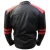Import Biker Red and Black Leather Jacket from Canada