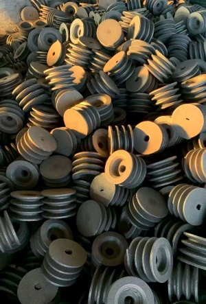 Agriculture machine used pulley