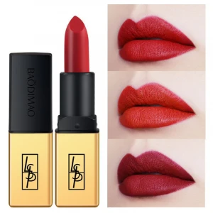 6 color matte lipstick long lasting makeup private label lipstick factory