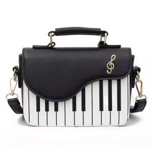 Piano Shoulder Bag Fahion Handbags Women Bags Ladies Square Top-handle Sling Shoulder Bag