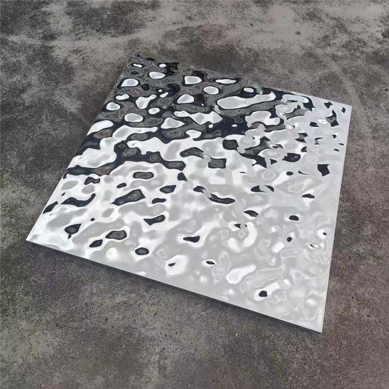 Buy Ss304 Ss316 Water Ripple Panel Stainless Steel Clip In Ceiling Tile ...