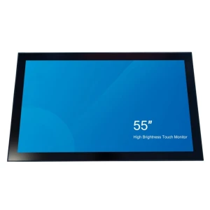 55 inch IP65 High Brightness Optical Bonded Industrial Touch Monitor