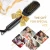 Import Ionic Hair Straightener Brush, Ceramic Heated Comb 10S Heating 395℉ Hot Comb with Anti-Scald Feature from China