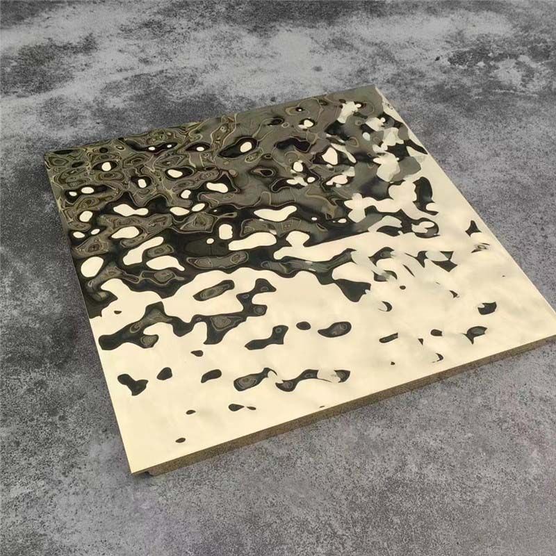 Buy Ss304 Ss316 Water Ripple Panel Stainless Steel Clip In Ceiling Tile ...