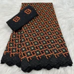5+2 Yards Africa Lace embroidered Swiss Cotton