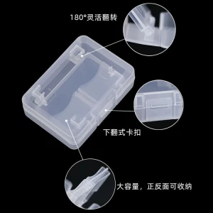 WEISHENG Muanfactuer High Quality Multi 4 Slots CF SD SDHC MMC Card Case Plastic Micro Portable Box