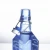 Import 500ml 16oz blue square swing flip top spirits glass bottle from China