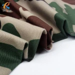 Best quantity TC 80/20 Twill fabric camouflage fabric for desert