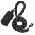 Import Nylon Round Rope Reflective Dog Chain Single Traction Rope Leash With Poop Bag Holder from China