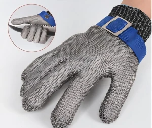 ANSI A9 Cut Resistant Gloves, Food Grade Stainless Steel Mesh Metal Glove,Suitable for Mandoline, Kitchen Cooking, ODM