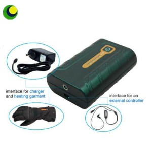 Heated Clothing Li-Ion Battery Pack 7.4V 3400mAh With Charger