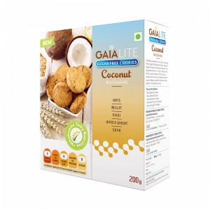 Gaia Lite Sugarfree Coconut Cookies – 200g