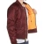 Import Custom 100% Polyester Solid Wine Red Color Plain Padded Bomber Jacket Men from China