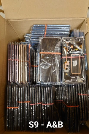Used Samsung LCDs S9,S9+,S10,S10+,Note9, Total= 1,800+ pcs