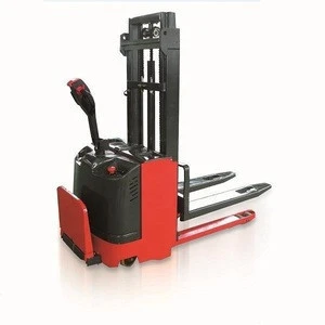 1- 2 tons electric forklift price/pallet stacker