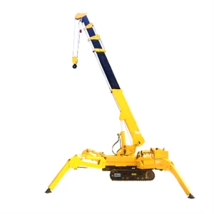 1 ton 3 ton mini simple mobile crawler crane small lifting hydraulic spider crane for sale