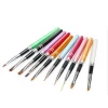 10 Pcs Professional Detail Painting Nail Art Brushes Detail Nail Art Brush Set