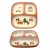 Import 100% Natural Food grade Lead free Printed Bamboo fiber Dinnerware sets for kids . . from China