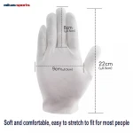 100% Premium White Cotton Cosmetic Moisturizing Natural Therapy Gloves for Dry Hands