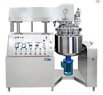 100L Cosmetics Lotion Cream Paste mixer tank with Agitator high shear homogenizer mixing equipment