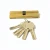 Import 100mm Double Open Brass Lock Cylinder Door Cylinder Lock with 5 Brass Computer Keys from China