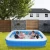 Import 102" x 70" x 22" Inflatable Swimming Pool - Wall Thickness 0.3mm Blue garden pool from China