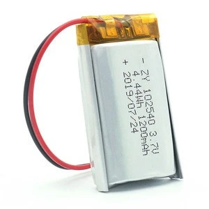 1200 mAh Rechargeable Lipo 3.7V 4.44wh 1200mAh 102540 Lithium Polymer Li-Po  Li-polymer Battery for Digital Device