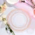 Import 125pcs Rose Gold Rim Individually Wrapped Plastic Dinnerware Set from China