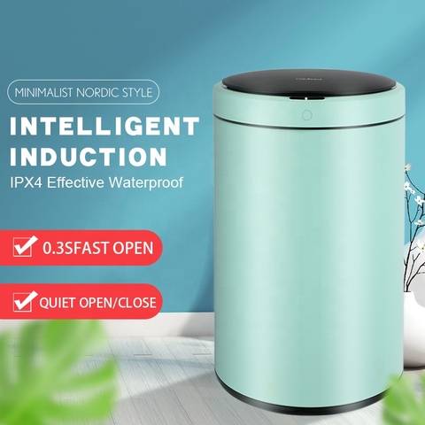 Buy 12l 3gallon Smart Auto Sensor Dustbis Smart Trash Can Dust Bin ...