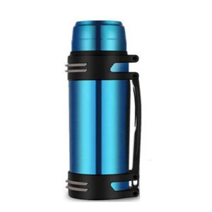 1.2L Business Wild Mouth Stainless Steel Vacuum Insulated Water Bottle Thermal Flasks Outdoor Travel Bottle