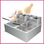 12l Double Tanks Electric Deep Fryer Potato Chicken Fryer Machine